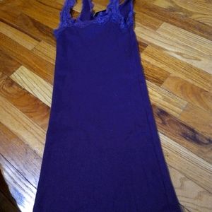 Burgundy tank bodycon